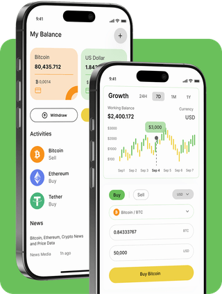Slide Fin Atara trading platform with live market data
